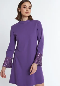 Fashion Ana Alcazar A-Linien Kleid Saliba Lila