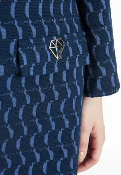 Fashion Ana Alcazar A-Linien Kleid Siwora Blau