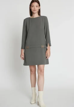 Fashion Ana Alcazar A-Linienkleid Margalyn Grau