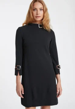 Hot Ana Alcazar A-Linienkleid Sida Schwarz