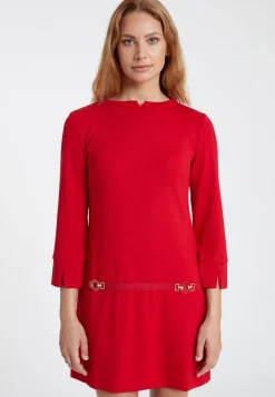 Hot Ana Alcazar A-Linienkleid Sipea Rot