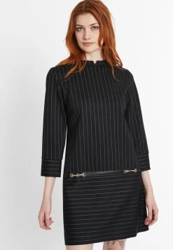 Fashion Ana Alcazar A-Linienkleid Somona Schwarz