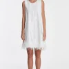 Clearance Ana Alcazar A-Linien-Kleid Walisea Weiß
