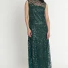 Discount Ana Alcazar Black Label Maxikleid Anabea Grün