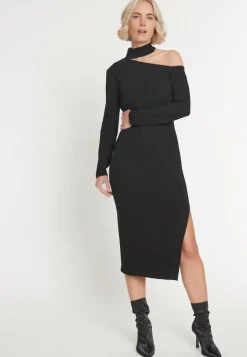 Hot Ana Alcazar Bleistiftkleid Mepira Schwarz