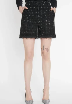 Fashion Ana Alcazar Bouclé Shorts Sadena