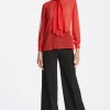 Outlet Ana Alcazar Chiffonbluse Zerona