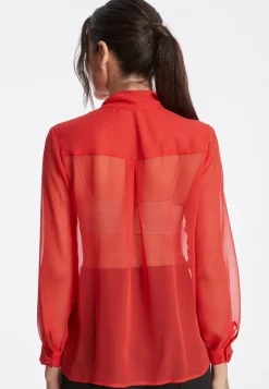 Outlet Ana Alcazar Chiffonbluse Zerona