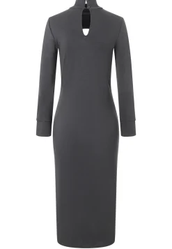 Best Ana Alcazar Cut Out Kleid Melosa Grau