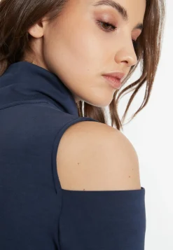 Fashion Ana Alcazar Cut-Out Top Senina