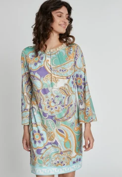 New Ana Alcazar Elegantes Kleid Kisina Mehrfarbig