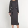 Fashion Ana Alcazar Etuikleid Mehisa Grau