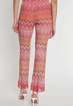 New Ana Alcazar Fransenhose Polky Mehrfarbig