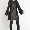 Discount Ana Alcazar Fransenkleid Maddy Schwarz