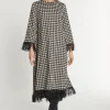 Discount Ana Alcazar Fransenkleid Mibela Schwarz&Weiß