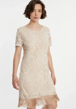 New Ana Alcazar Fransenkleid Zakary Beige