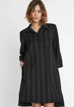 Hot Ana Alcazar Hemdblusenkleid Samina Schwarz