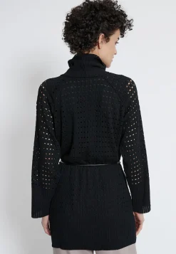 Sale Ana Alcazar Häkelpullover Habbsi Schwarz