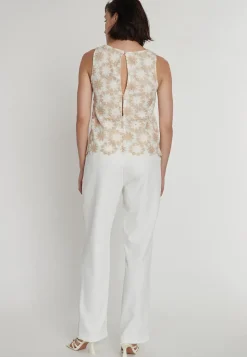 Fashion Ana Alcazar Jumpsuit Padya Beige