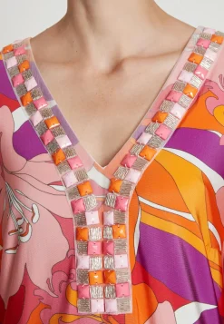 Clearance Ana Alcazar Kaftankleid Loara Mehrfarbig