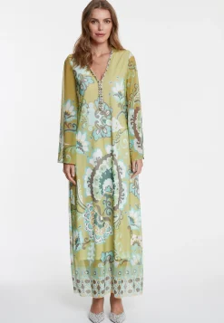 Fashion Ana Alcazar Kaftankleid Weolie Mehrfarbig
