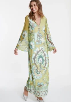 Fashion Ana Alcazar Kaftankleid Weolie Mehrfarbig