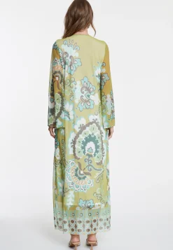 Fashion Ana Alcazar Kaftankleid Weolie Mehrfarbig