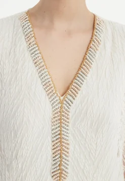 Sale Ana Alcazar Kaftankleid Zaira Offwhite
