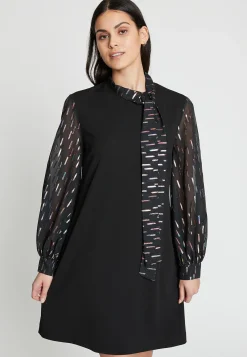 Hot Ana Alcazar Krawattenkleid Ilary Schwarz