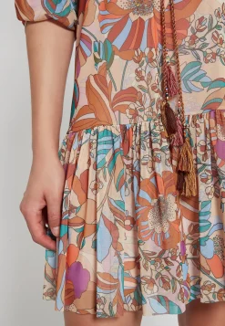 Clearance Ana Alcazar Kurzarmkleid Femka Braun
