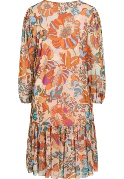 Clearance Ana Alcazar Kurzarmkleid Femka Braun