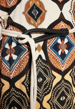 Online Ana Alcazar Kurzarmkleid Fesane Mehrfarbig