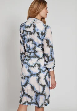 Hot Ana Alcazar Langarmkleid Fehana Hellblau
