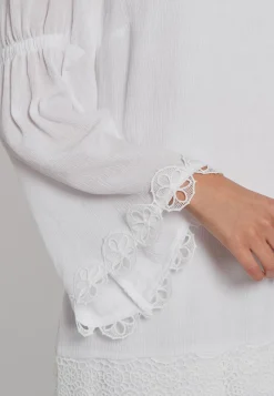 Online Ana Alcazar Langarmkleid Gabena Weiß