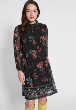 Sale Ana Alcazar Langarmkleid Hiane Schwarz