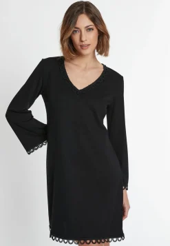 Best Ana Alcazar Langarmkleid Sipela Schwarz
