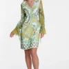 Clearance Ana Alcazar Langarmkleid Weola Mehrfarbig