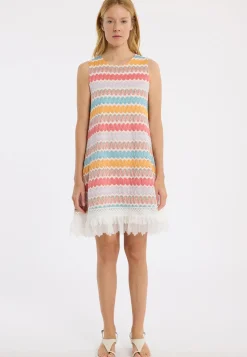 Clearance Ana Alcazar Limitiertes A-Linienkleid Liva Mehrfarbig
