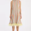 New Ana Alcazar Limitiertes Plisseekleid Lorylis Mehrfarbig