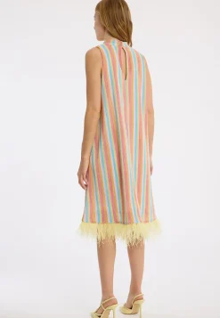 New Ana Alcazar Limitiertes Plisseekleid Lorylis Mehrfarbig