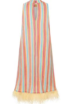 New Ana Alcazar Limitiertes Plisseekleid Lorylis Mehrfarbig