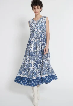 Discount Ana Alcazar Maxikleid Famea Blau