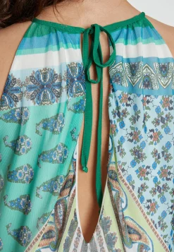 Fashion Ana Alcazar Maxikleid Keitis Mehrfarbig