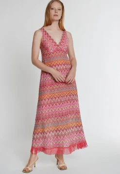 Hot Ana Alcazar Maxikleid Kysni Mehrfarbig