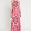 Sale Ana Alcazar Maxikleid Leira Mehrfarbig