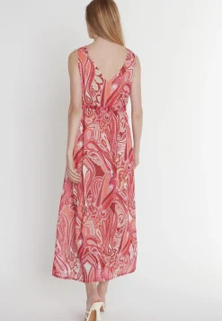 New Ana Alcazar Maxikleid Parsa Mehrfarbig
