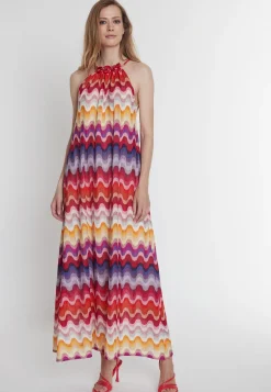 Hot Ana Alcazar Maxikleid Piwea Mehrfarbig