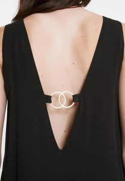 New Ana Alcazar Maxikleid Rakia Schwarz