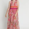 Fashion Ana Alcazar Maxikleid Revora Mehrfarbig