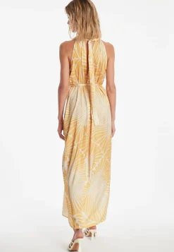 Fashion Ana Alcazar Maxikleid Zea Gelb